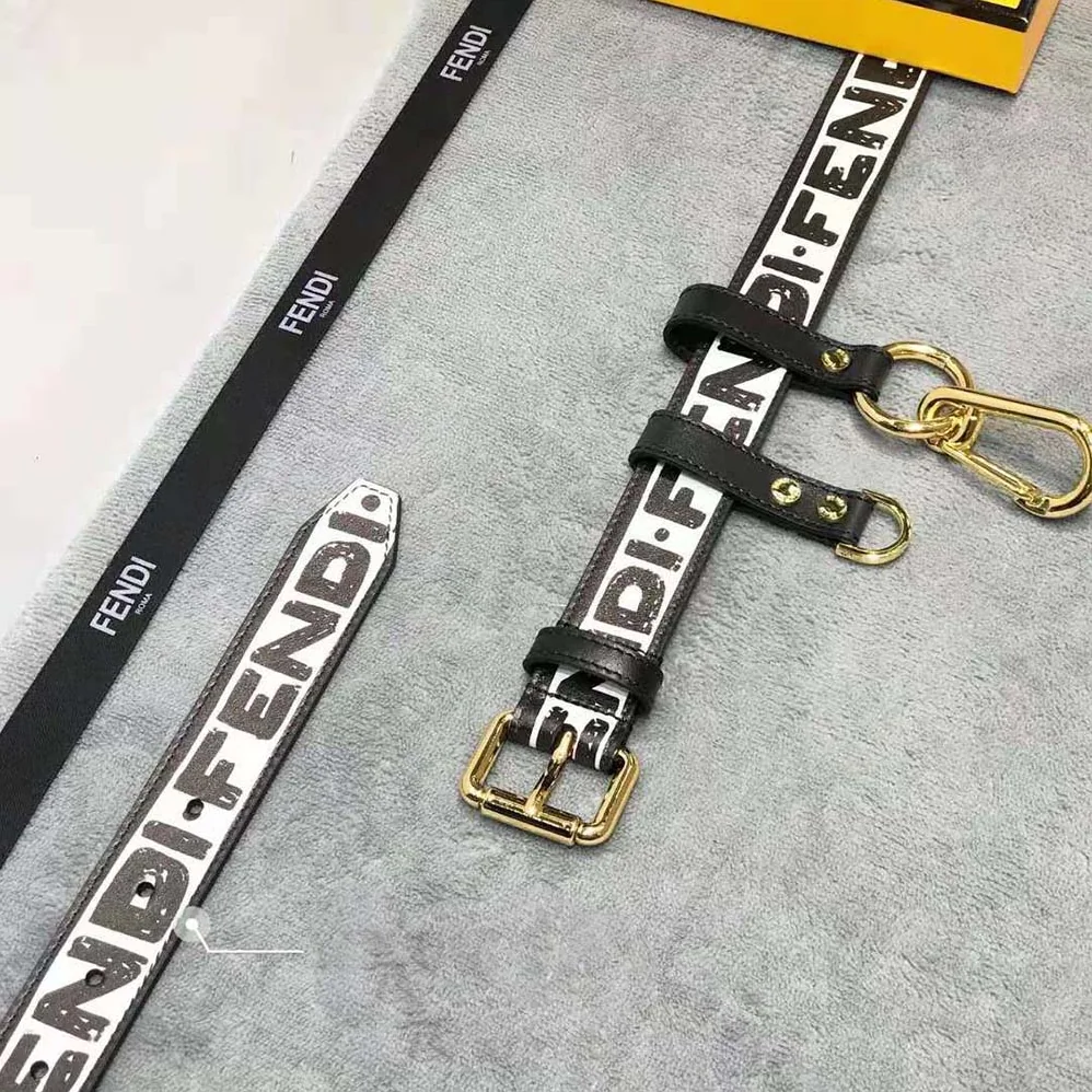 Fendi Multi-accessorized Fendi Belt with Key Ring and Clip for Women