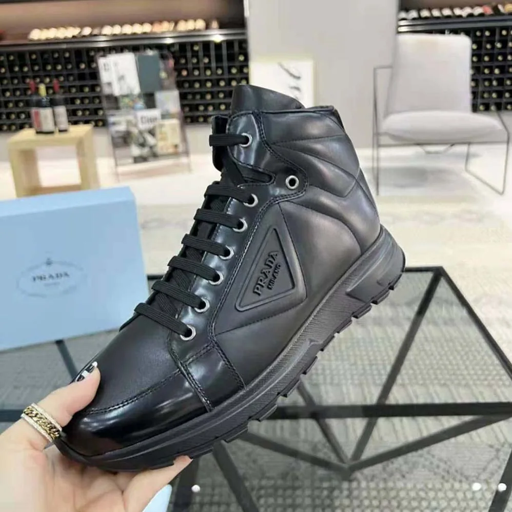 Prada PRAX 01 Re-Nylon and Brushed Leather Sneakers for Men Prada PRAX 01 Re-Nylon and Brushed Leather Sneakers for Men