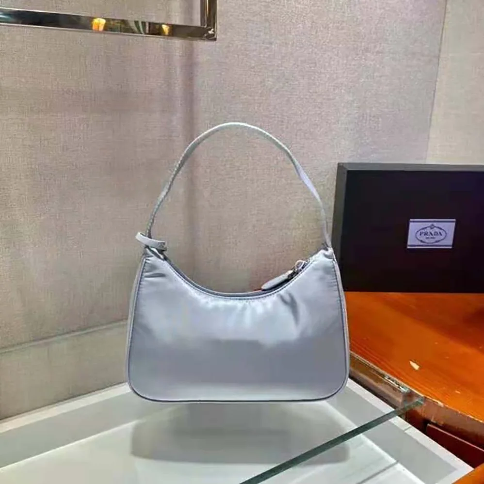 Prada Re-Nylon Re-Edition 2000 Mini-Bag for Women in Silver