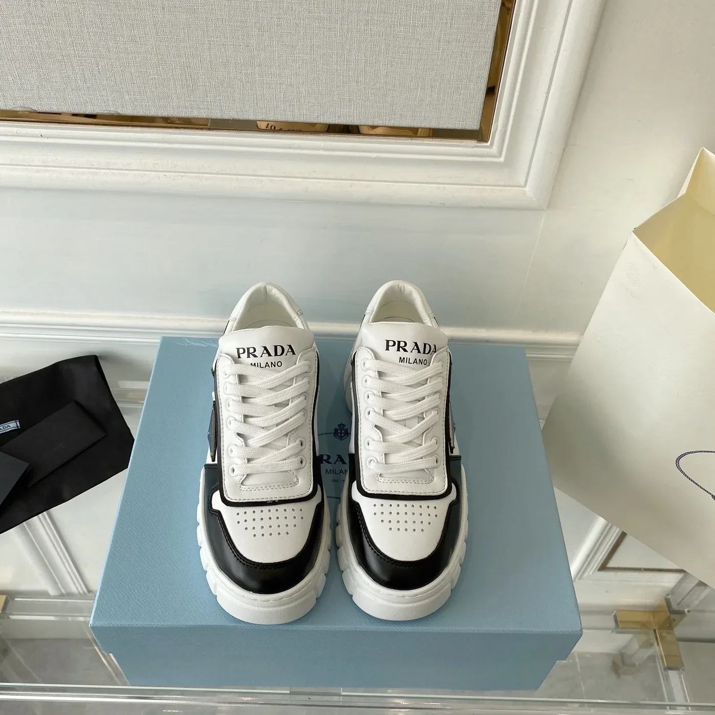 Prada Gabardine Sneakers Black for Women Prada Gabardine Sneakers Black for Women