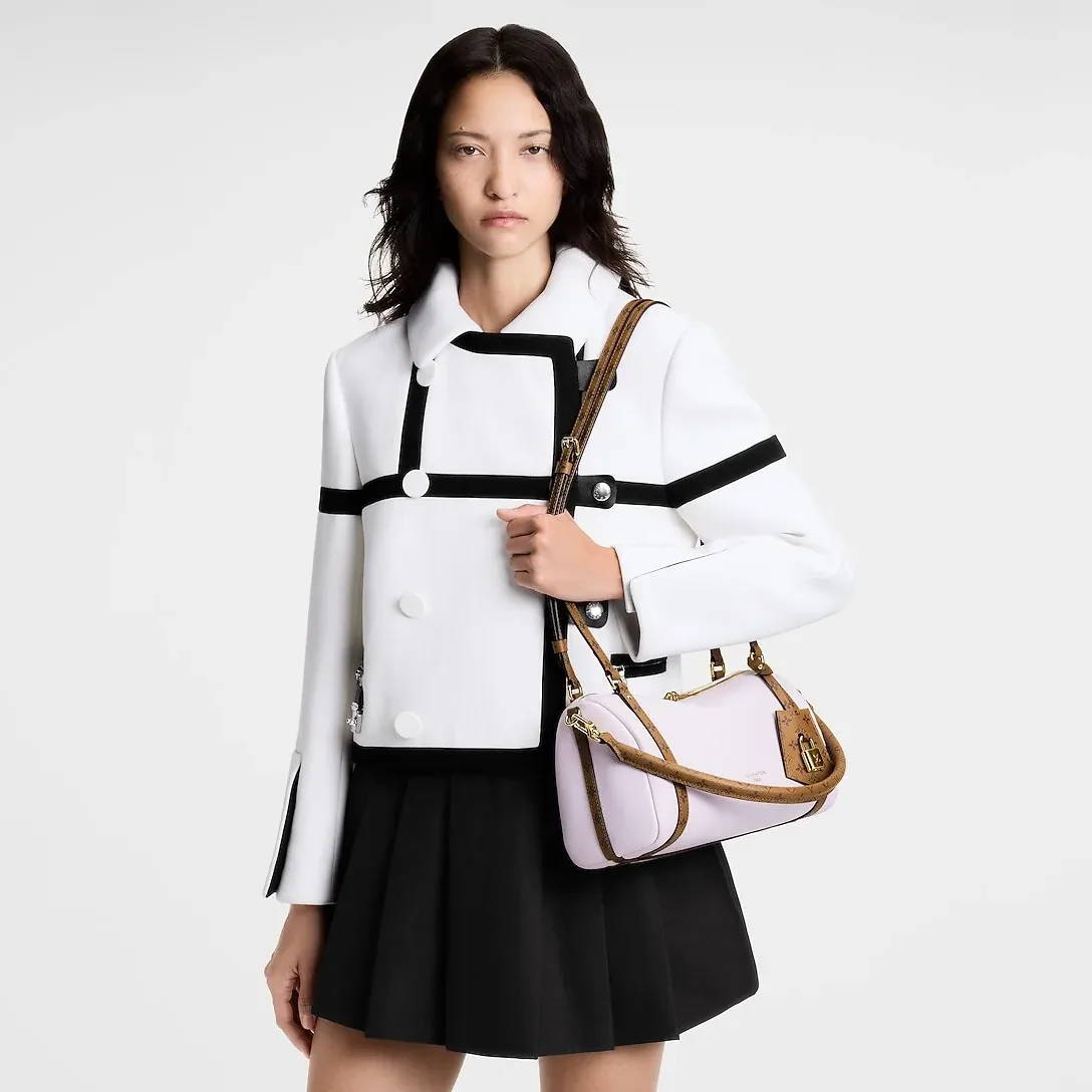 Louis Vuitton Express PM Shoulder Bag in Lilas Gold Hardware