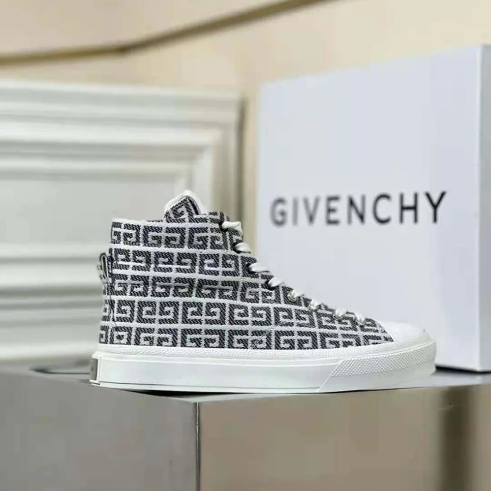 Givenchy High Sneakers City in 4G Jacquard for Unisex in Black