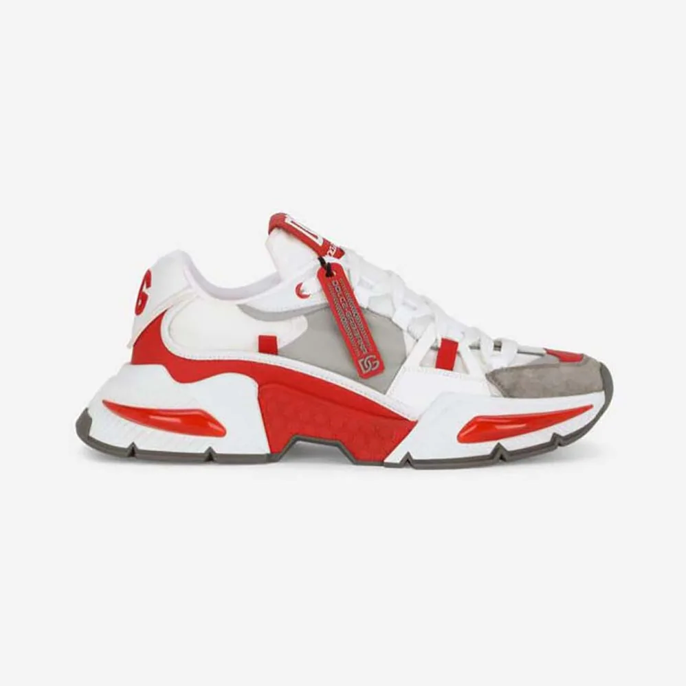 Dolce Gabbana D&G Mixed-Material Airmaster Sneakers for Unisex in Red