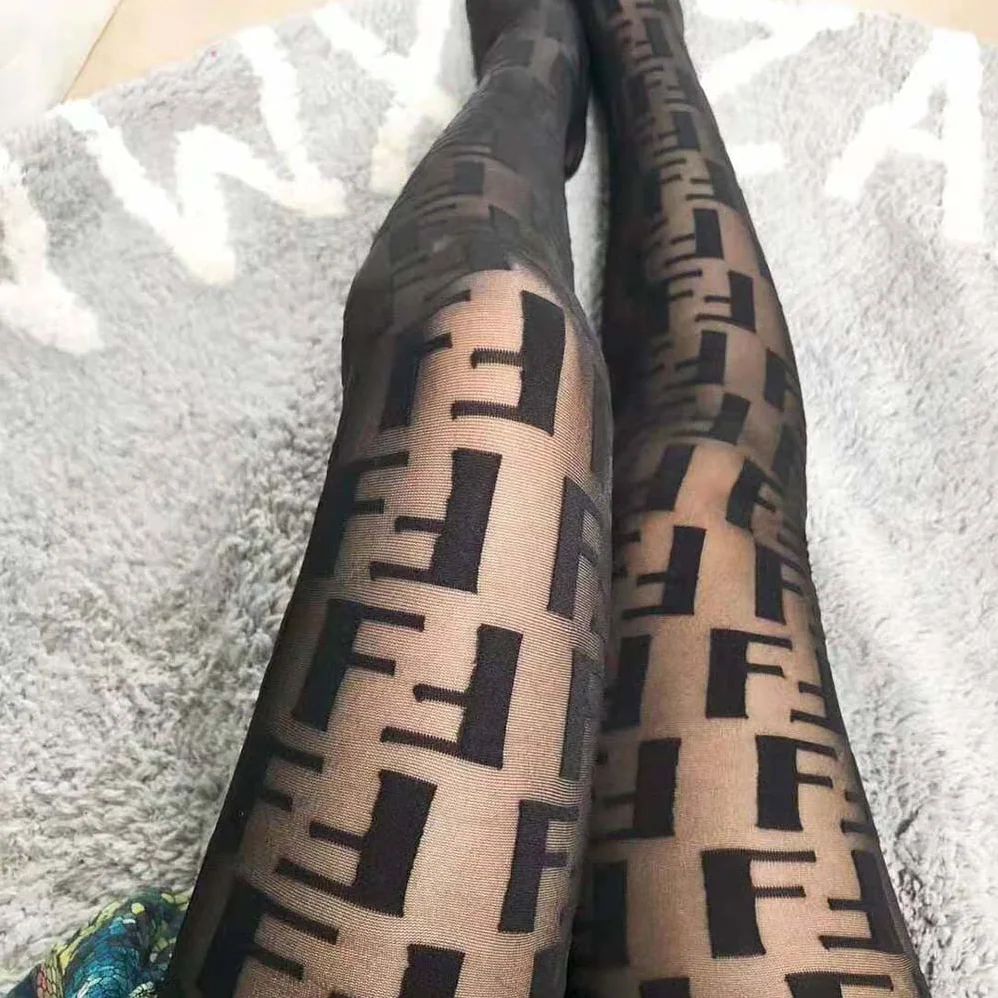 Fendi Tights Black Nylon Pantyhose for Women