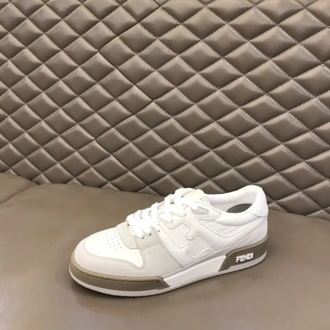 Fendi FD Fendi Match Low Tops Sneakers White 8E8252AHH2F1FHS Fendi FD Fendi Match Low Tops Sneakers White 8E8252AHH2F1FHS