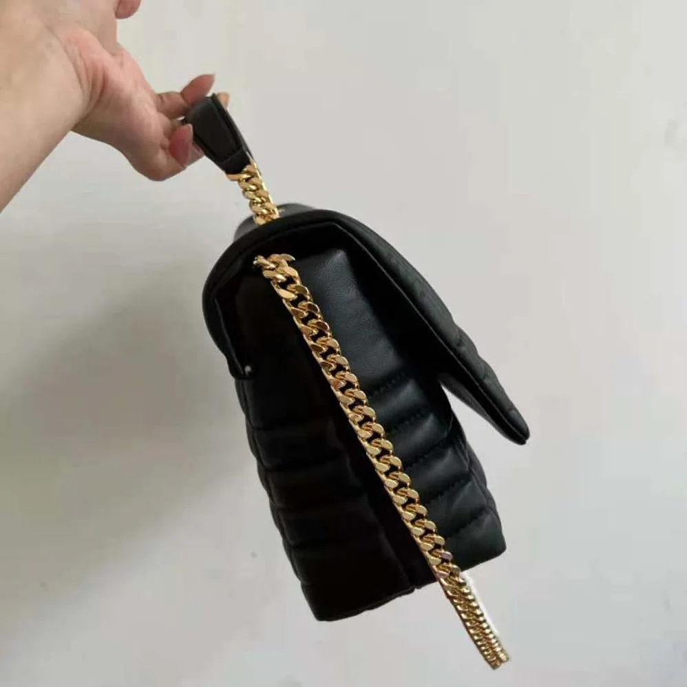 Burberry Small Quilted Lambskin Lola Satchel for Women in Black