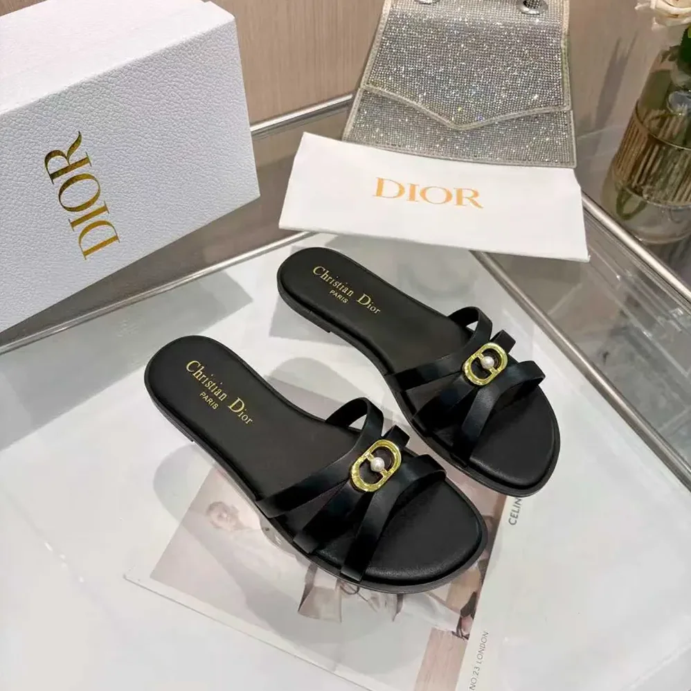 Dior 30M Slide Black Calfskin for Women Dior 30M Slide Black Calfskin for Women
