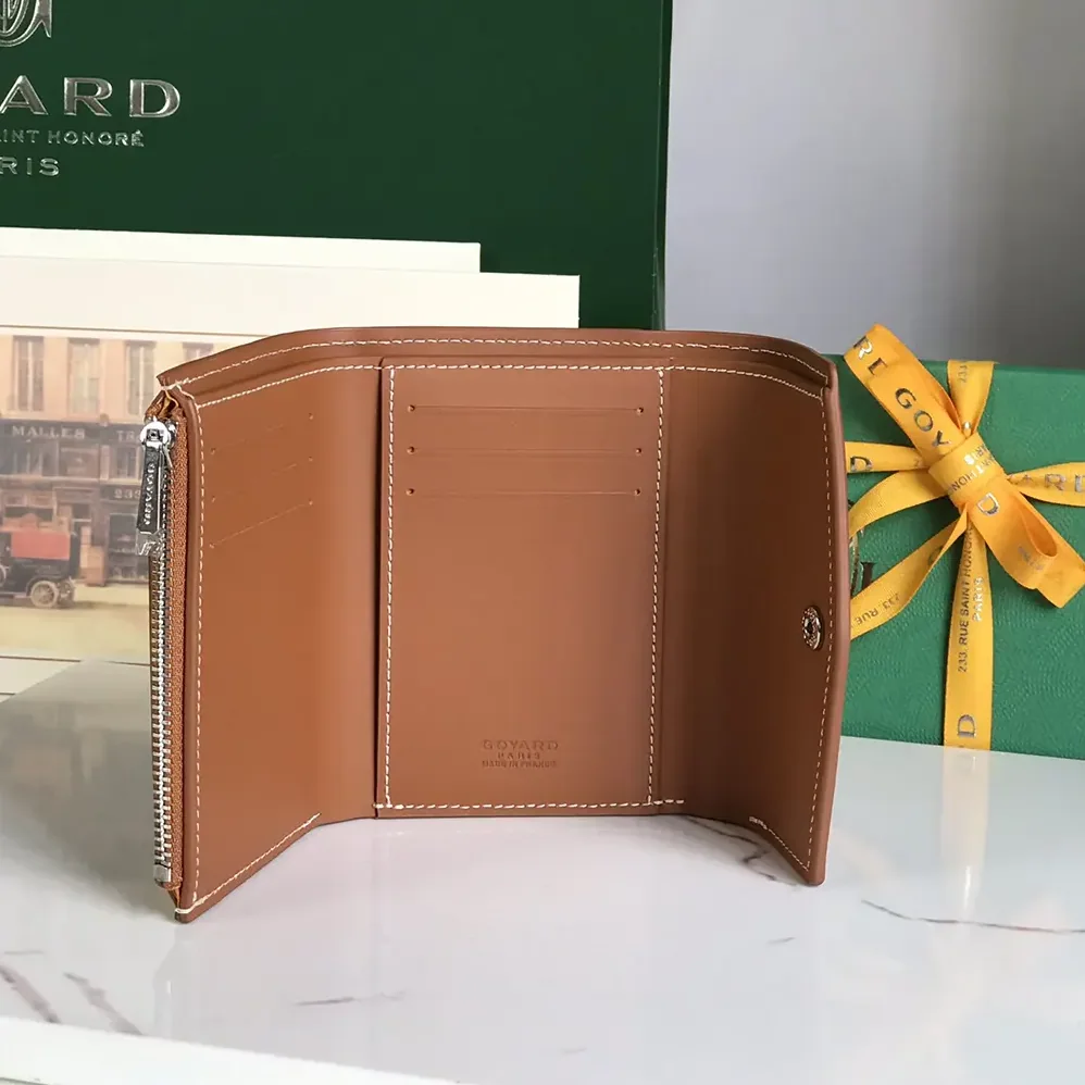 Goyard Saint Gabrie Wallet for Unisex in Tan