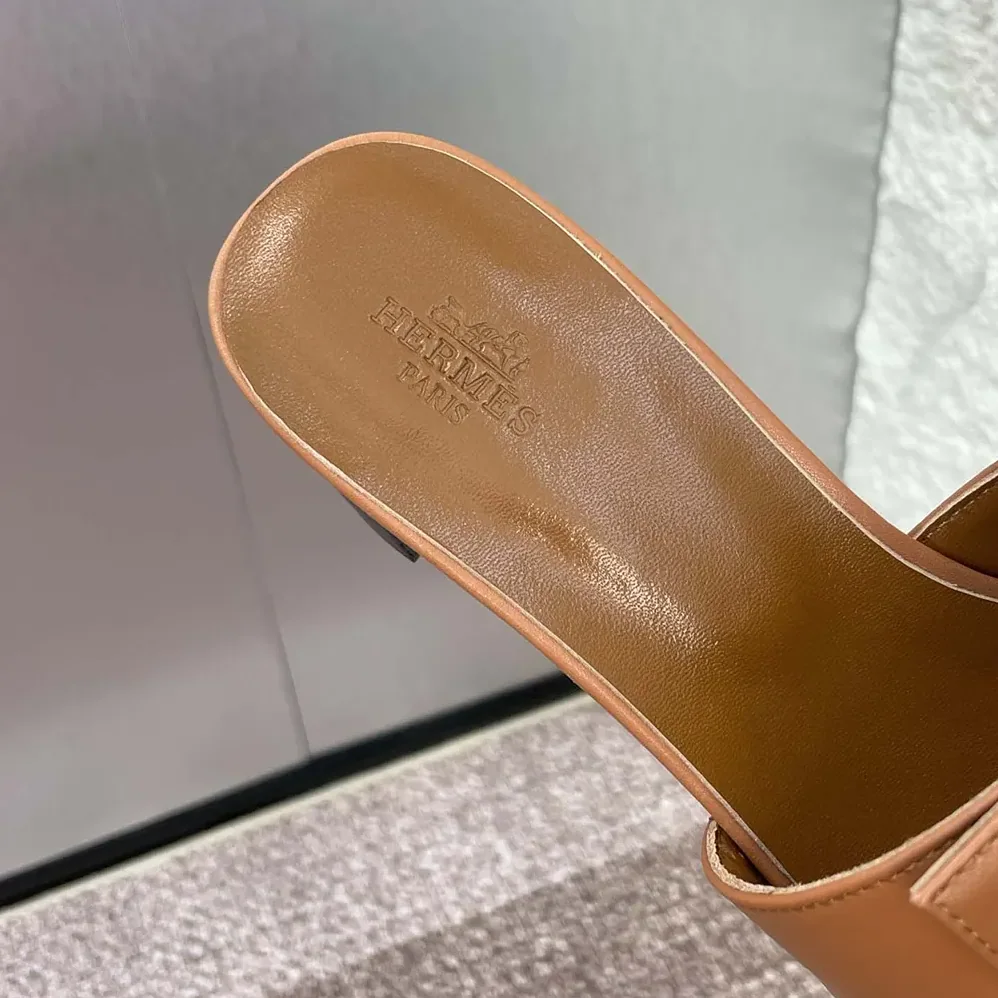 Hermes Gigi 50 Sandal for Women in Brown Hermes Gigi 50 Sandal for Women in Brown