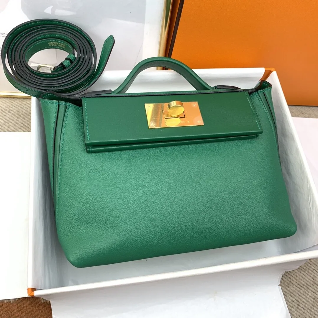 Hermes Mini Evercolor Swift Green Hermes Mini Evercolor Swift Green