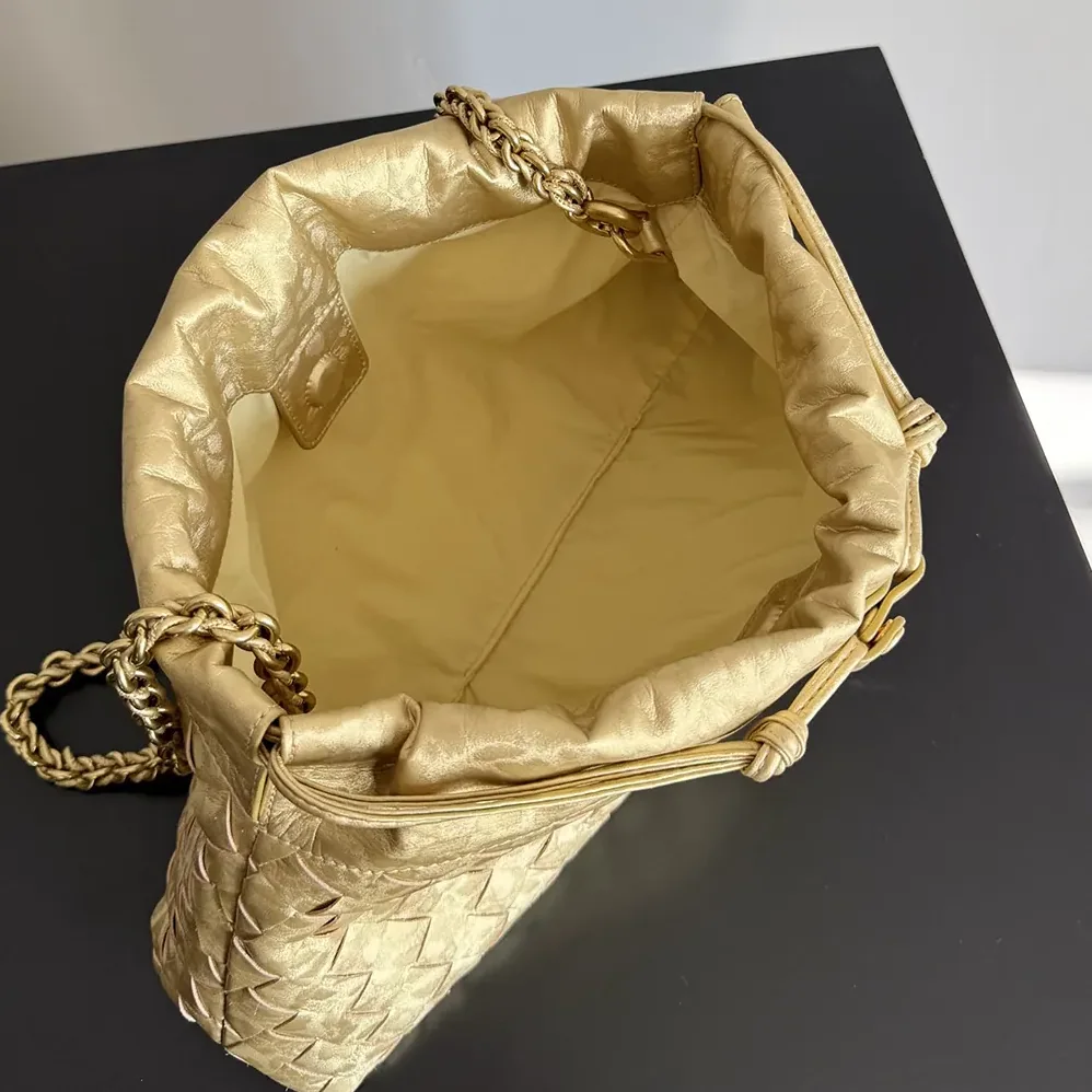 Bottega Veneta Dustbag Notte for Women in Gold