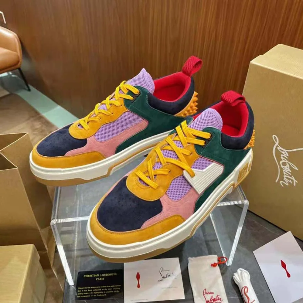 Christian Louboutin Astroloubi in Veau Velours for Unisex in Green Christian Louboutin Astroloubi in Veau Velours for Unisex in Green