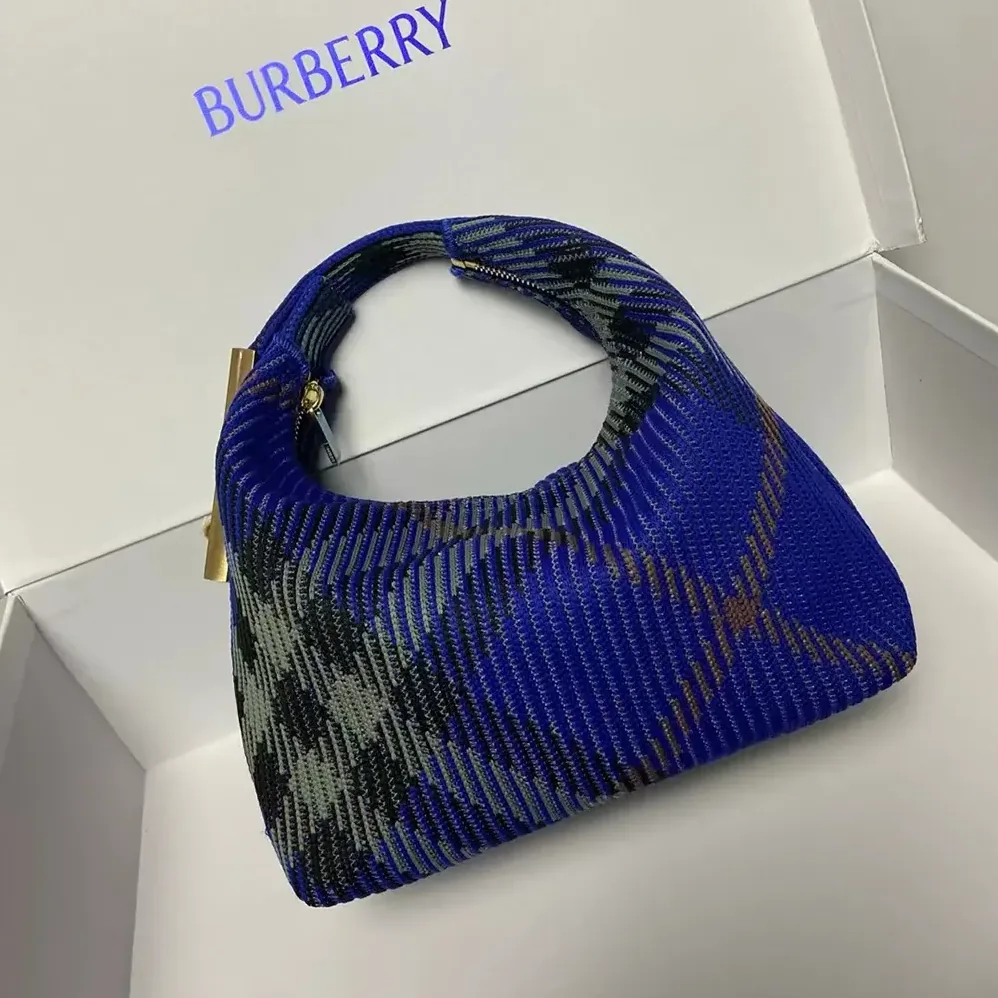 Burberry Mini Peg Duffle Bag for Women in Navy