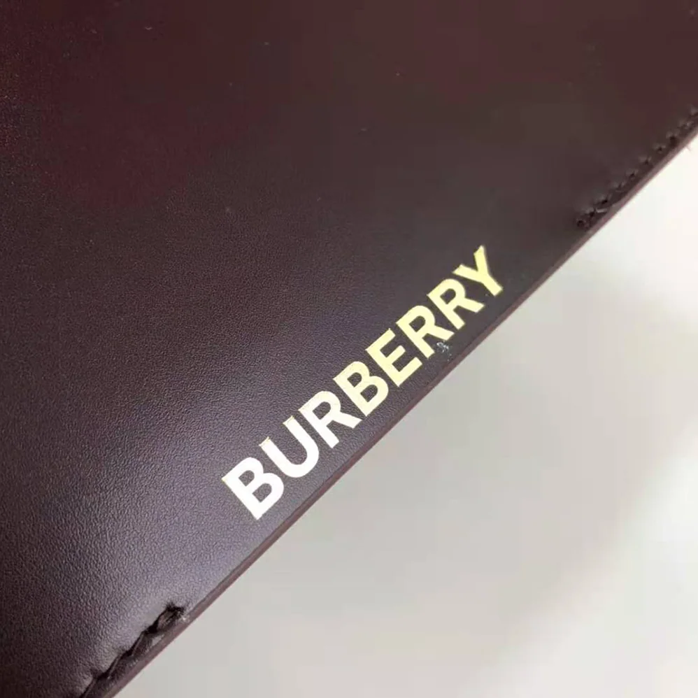 Burberry Small Two-tone Leather Grace Bag for Women in Maroon