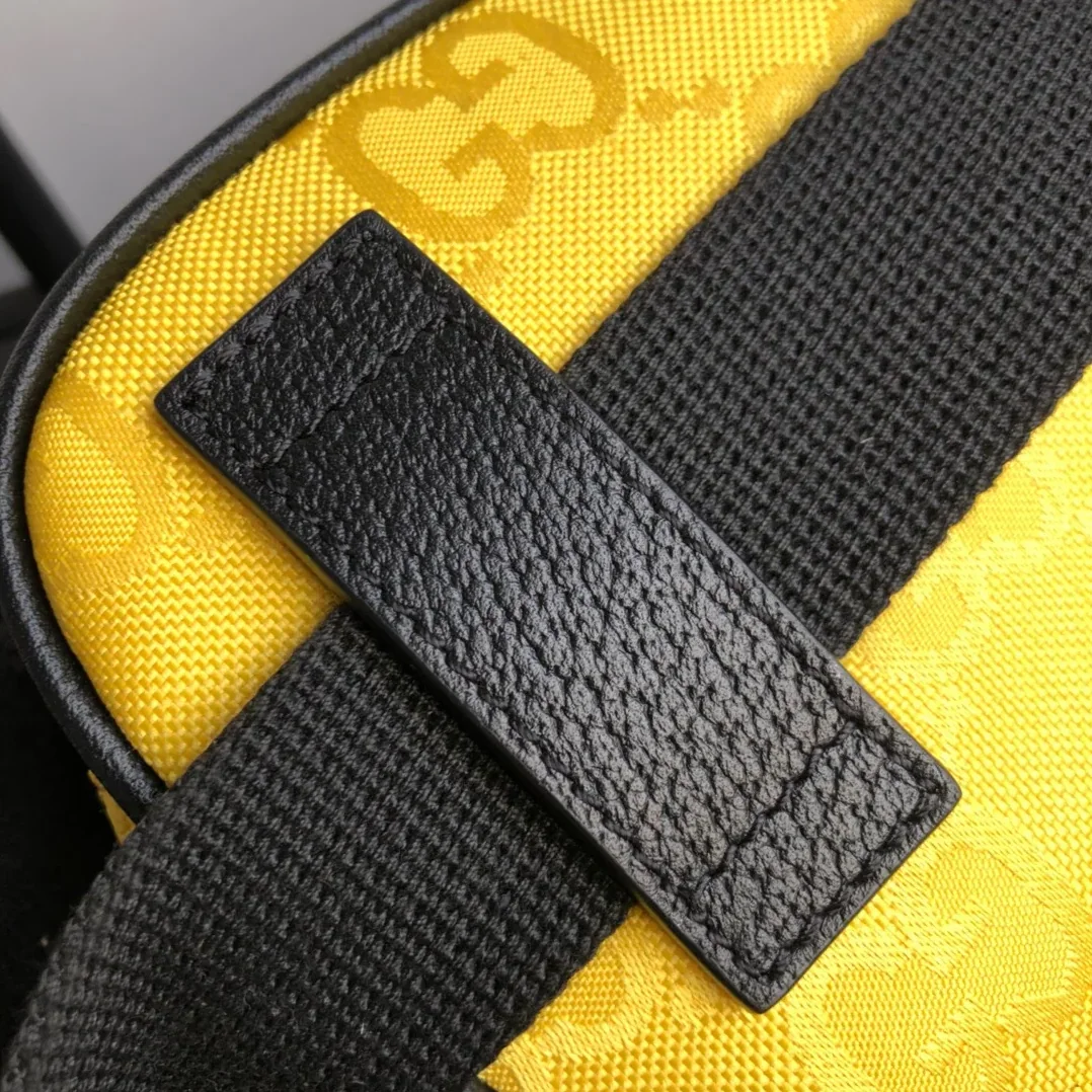 Gucci Gucci Off The Grid Belt Bag Yellow GG ECONYL® / Gucci Gucci Off The Grid Belt Bag Yellow GG ECONYL® /
