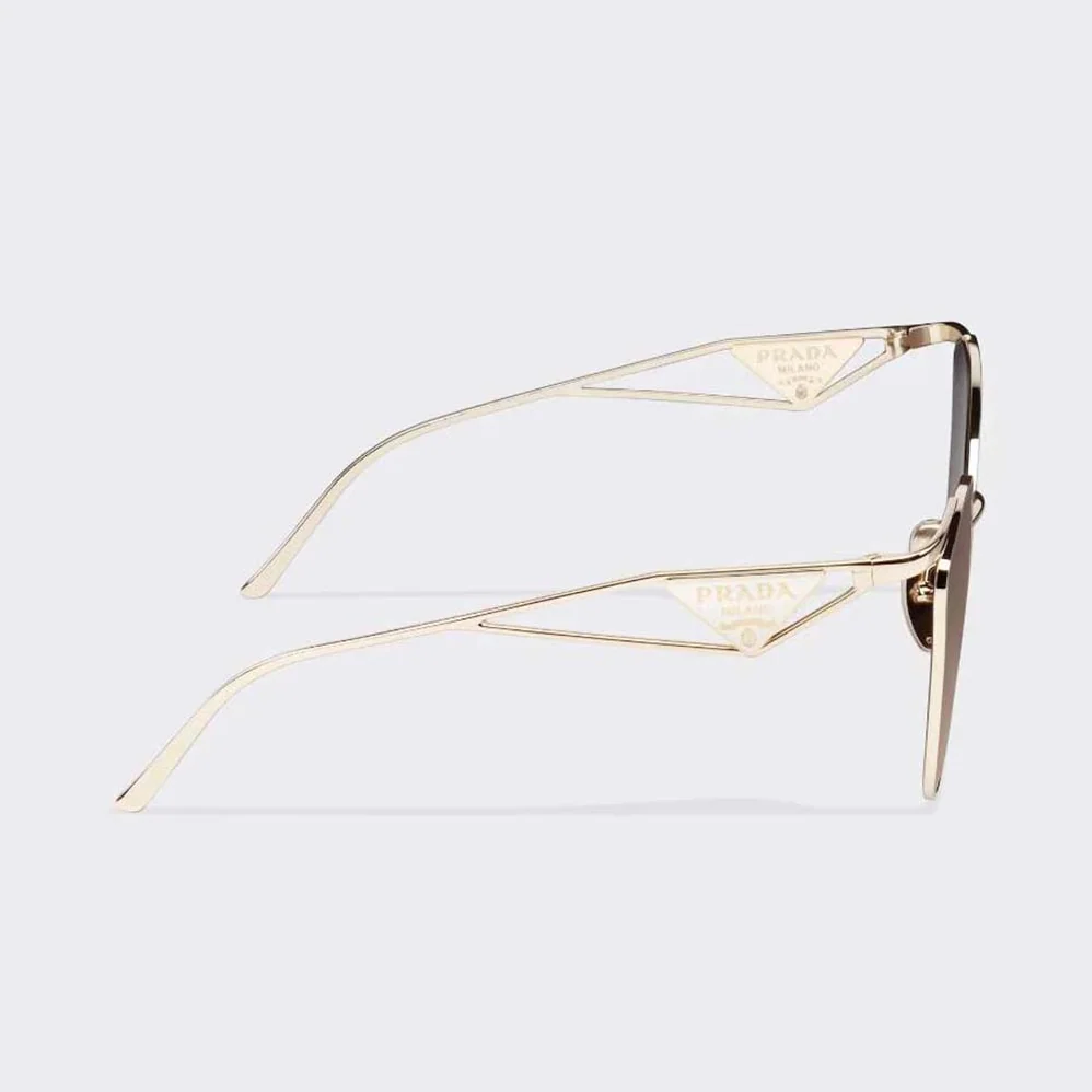 Prada Symbole Sunglasses with a Contemporary Feminine Touch for Women in Brown Prada Symbole Sunglasses with a Contemporary Feminine Touch for Women in Brown