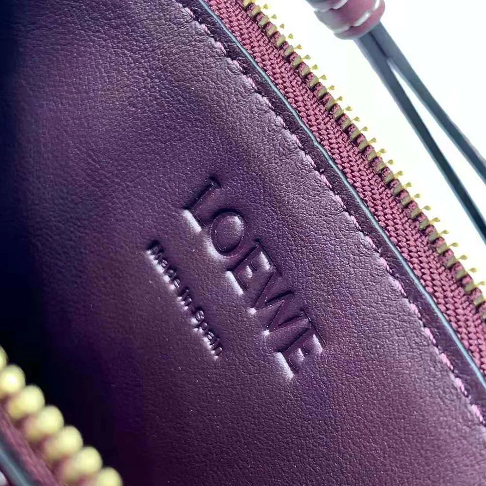 Loewe Gate Double Zip Pouch in Soft Calfskin for Women