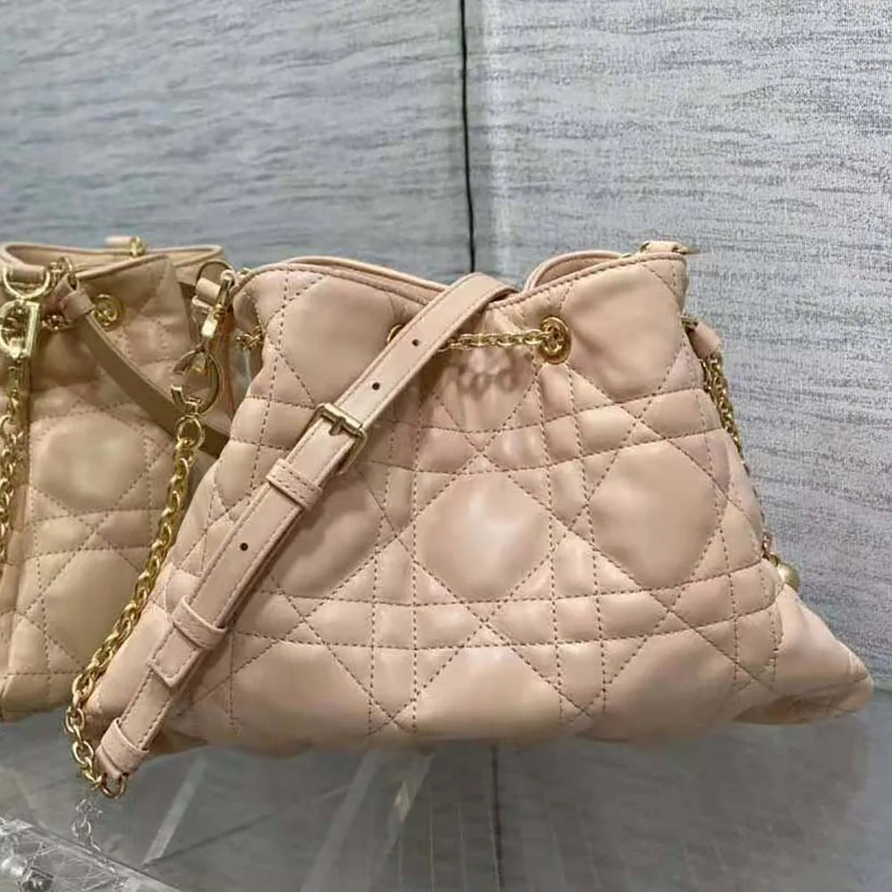 Dior Medium Dior Ammi Bag Sand Pink Supple Macrocannage Lambskin for Women Dior Medium Dior Ammi Bag Sand Pink Supple Macrocannage Lambskin for Women