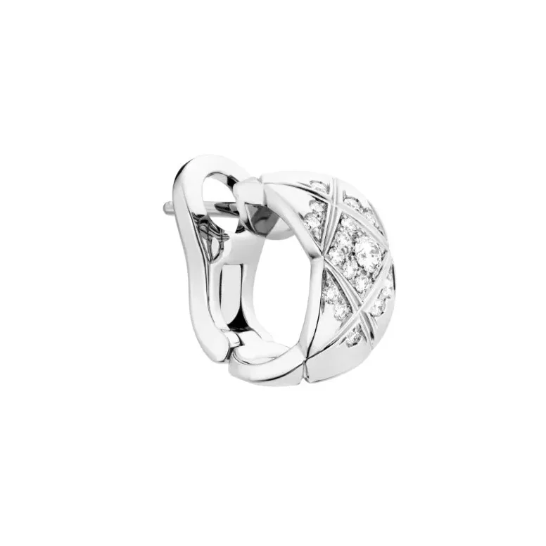 Chanel Coco Crush Earrings White Gold Chanel Coco Crush Earrings White Gold