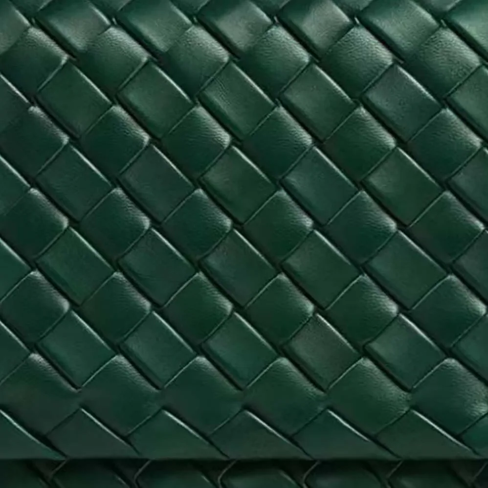 Bottega Veneta Small Cobble Messenger in Calfskin Leather for Unisex in Dark Green