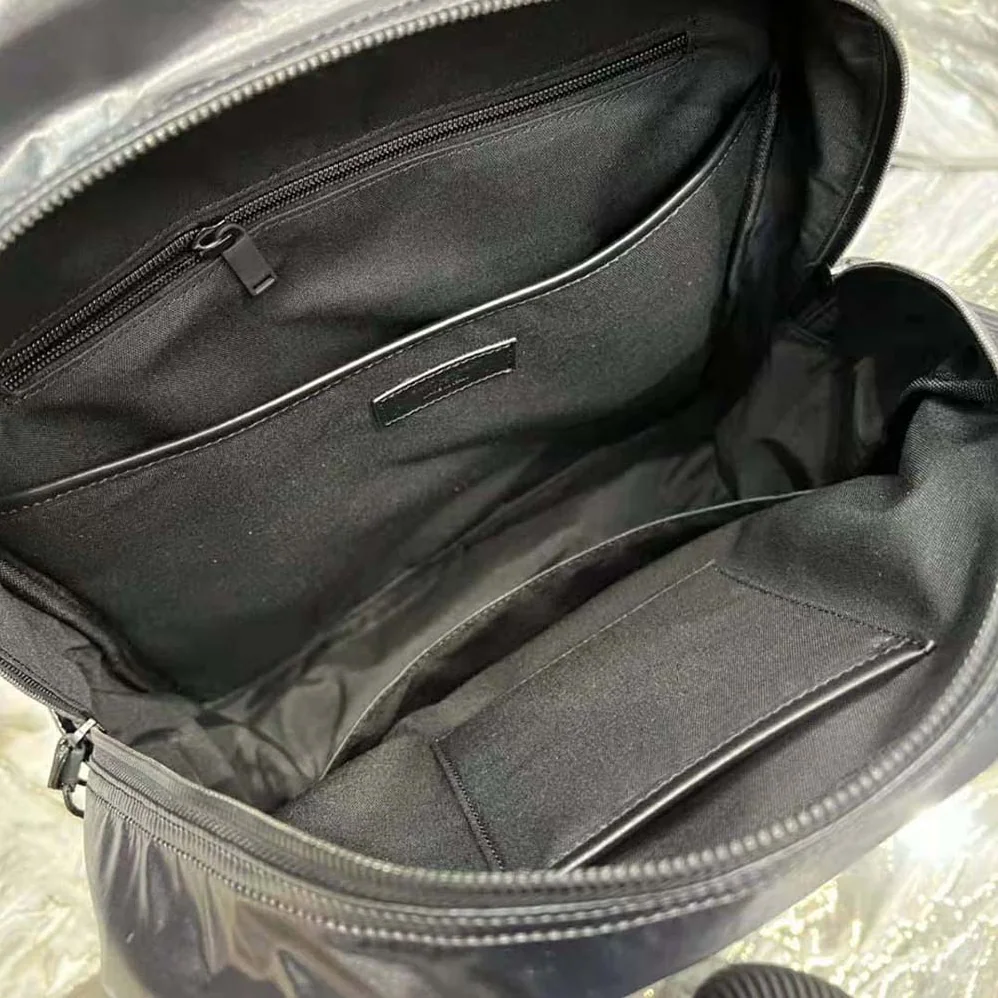Saint Laurent YSL Nuxx Backpack in Nylon for Women in Black Saint Laurent YSL Nuxx Backpack in Nylon for Women in Black