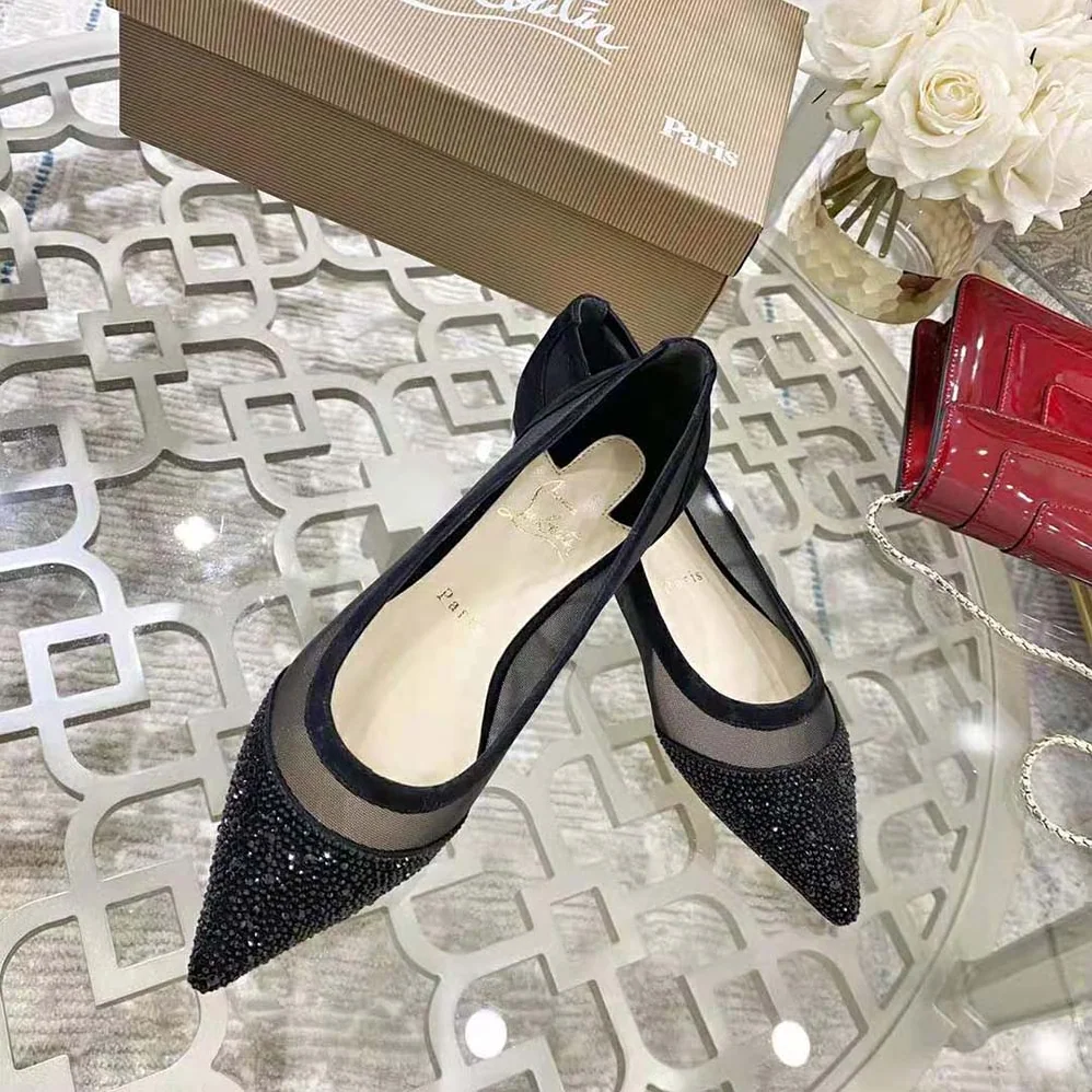 Christian Louboutin Galativi P Strass for Women in Black Christian Louboutin Galativi P Strass for Women in Black