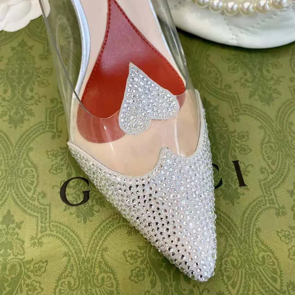 Roger Vivier I Love Vivier Crystal Pumps in PVC for Women Roger Vivier I Love Vivier Crystal Pumps in PVC for Women