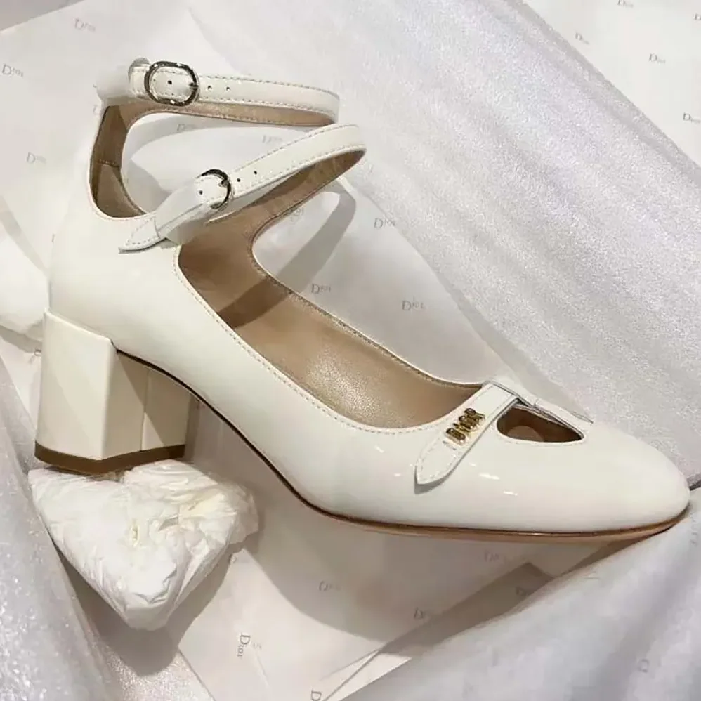 Dior Aime Dior Pump White Patent Calfskin for Women Dior Aime Dior Pump White Patent Calfskin for Women