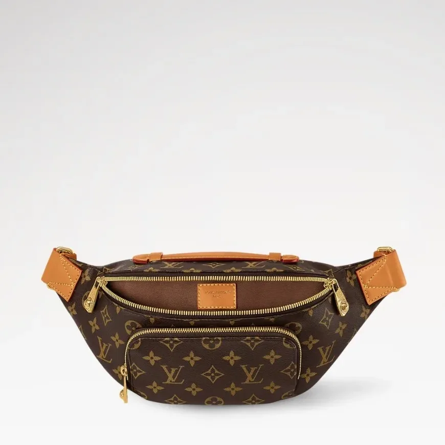 Louis Vuitton Rush Bumbag in Brown Monogram Gold Hardware