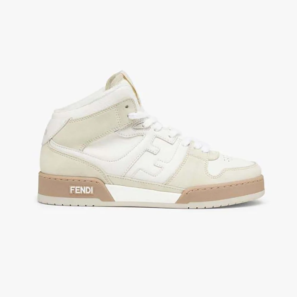 Fendi Fendi Match White Leather High for Women in Tops