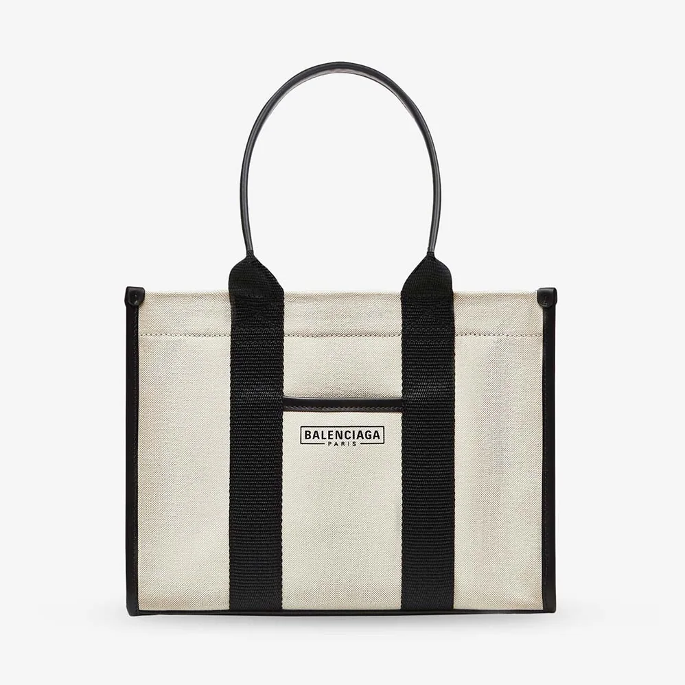 Balenciaga Hardware Small Tote Bag With Strap for Women in White Balenciaga Hardware Small Tote Bag With Strap for Women in White