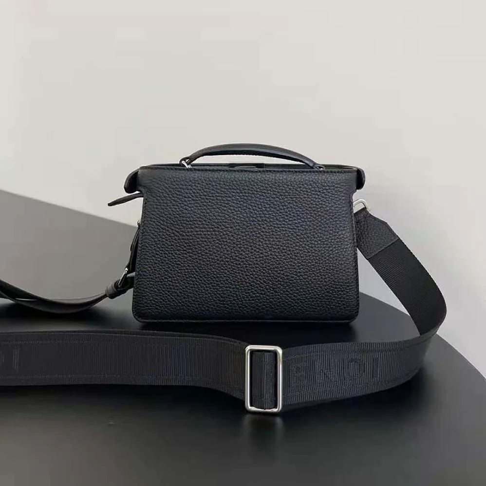 Fendi Peekaboo ISeeU XCross Black Leather Bag for Men Fendi Peekaboo ISeeU XCross Black Leather Bag for Men
