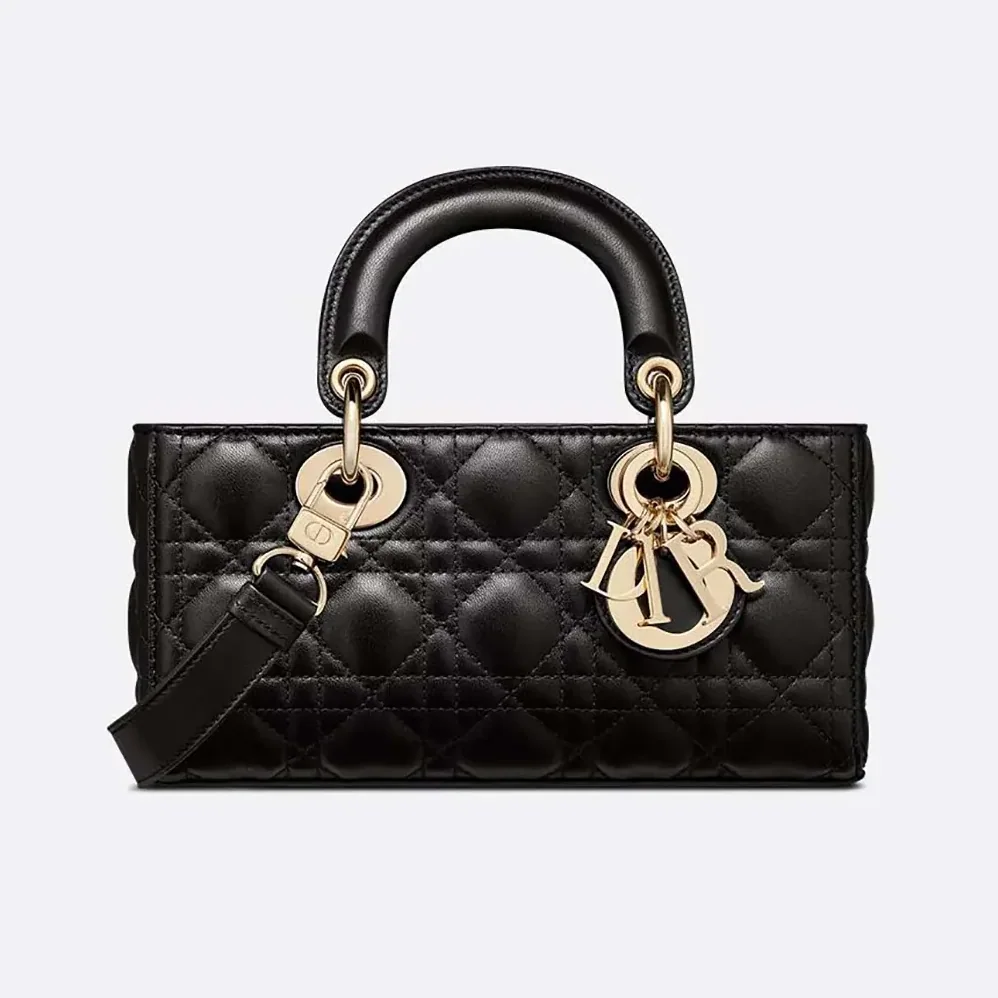 Dior Small Lady D-Joy Bag Black Cannage Lambskin for Women Dior Small Lady D-Joy Bag Black Cannage Lambskin for Women