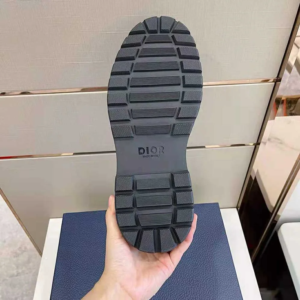 Dior Explorer Derby Shoe Black Smooth Calfskin for Men