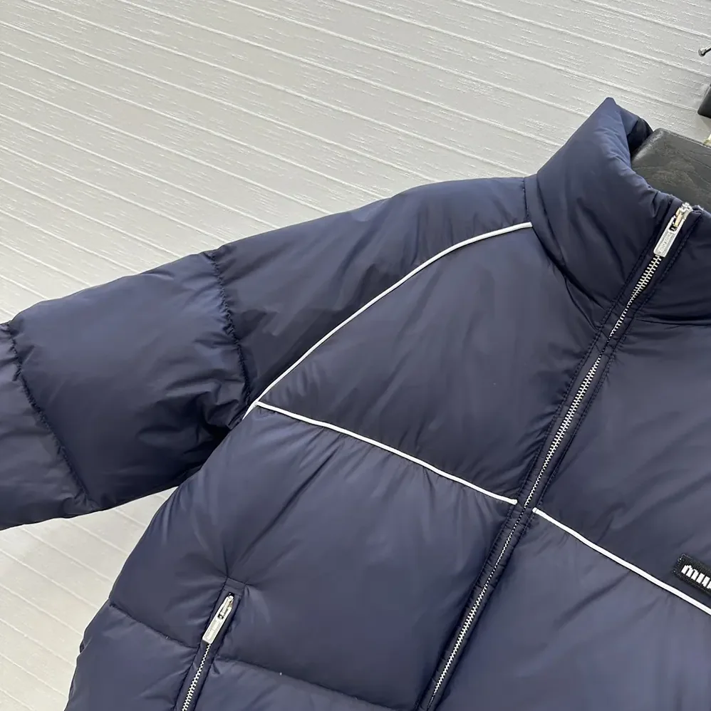 Miu Miu Technical Pongé Down Jacket for Women Miu Miu Technical Pongé Down Jacket for Women