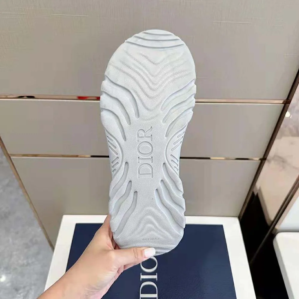 Dior H-town Sandal Gray Rubber with Beige and Black Dior Oblique Jacquard for Men Dior H-town Sandal Gray Rubber with Beige and Black Dior Oblique Jacquard for Men