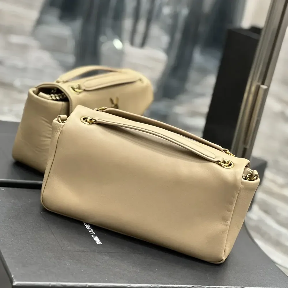 Saint Laurent YSL Calypso in Plunged Lambskin for Women