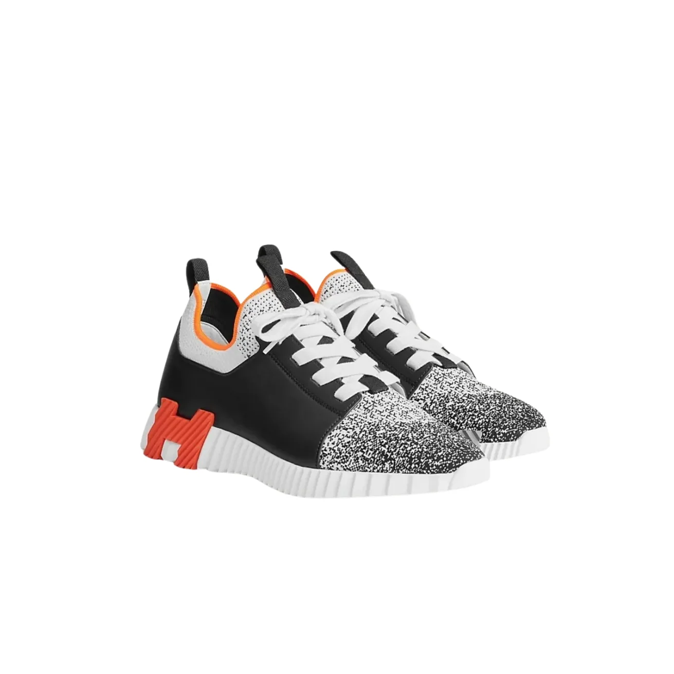 Hermes Depart Slip in On Sneakers Black/ Grey Hermes Depart Slip in On Sneakers Black/ Grey