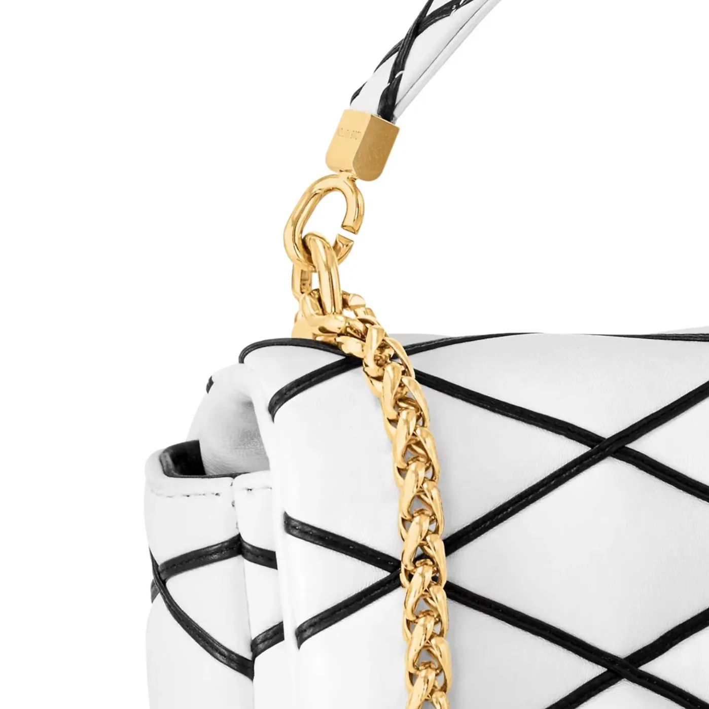 Louis Vuitton GO- White/ Black Bag - 9.1 Inches/ Louis Vuitton GO- White/ Black Bag - 9.1 Inches/