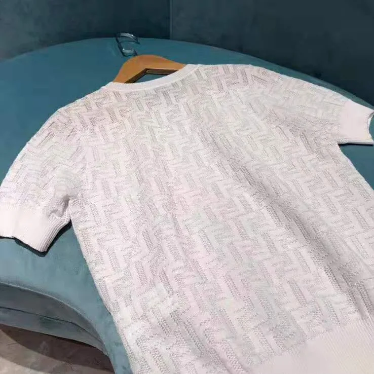 Fendi JUMPER White Cotton Jumper for Women Fendi JUMPER White Cotton Jumper for Women