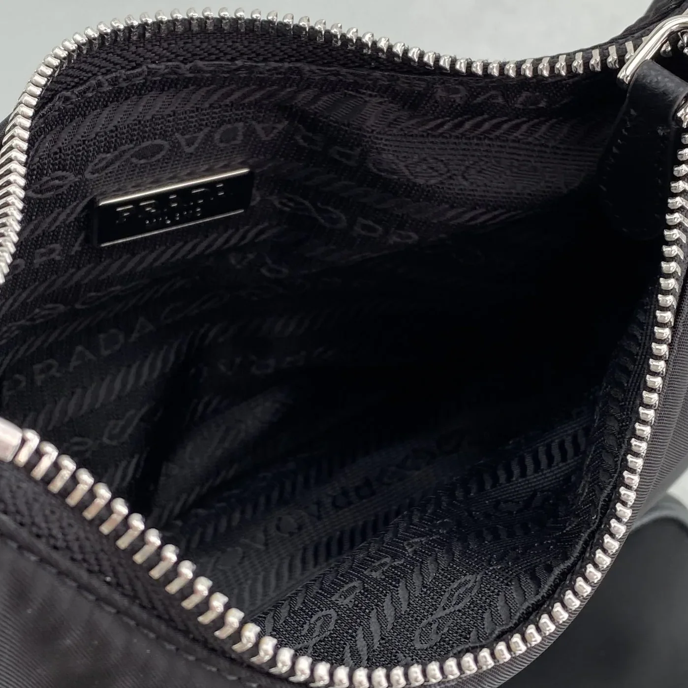 Prada Re- 2005 Re in Nylon Mini Bag Black