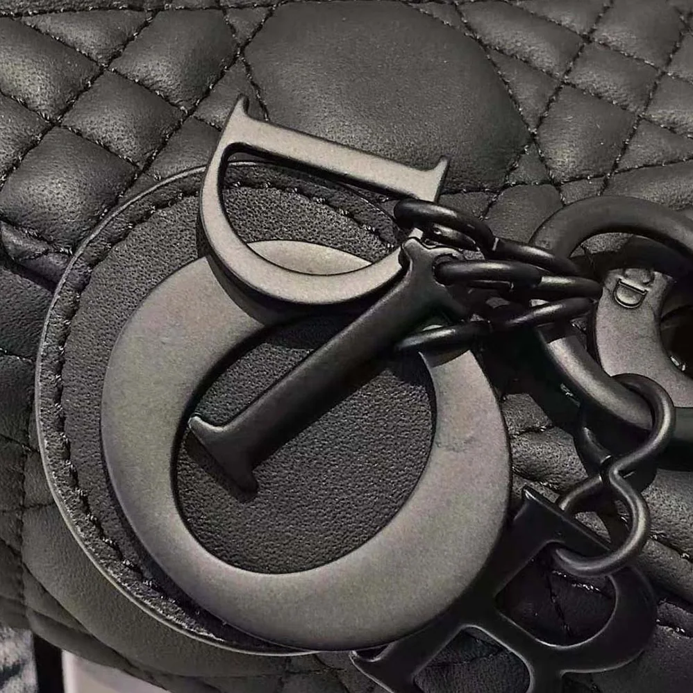 Dior Mini Lady Dior Bag Black Ultramatte Cannage Calfskin for Women Dior Mini Lady Dior Bag Black Ultramatte Cannage Calfskin for Women