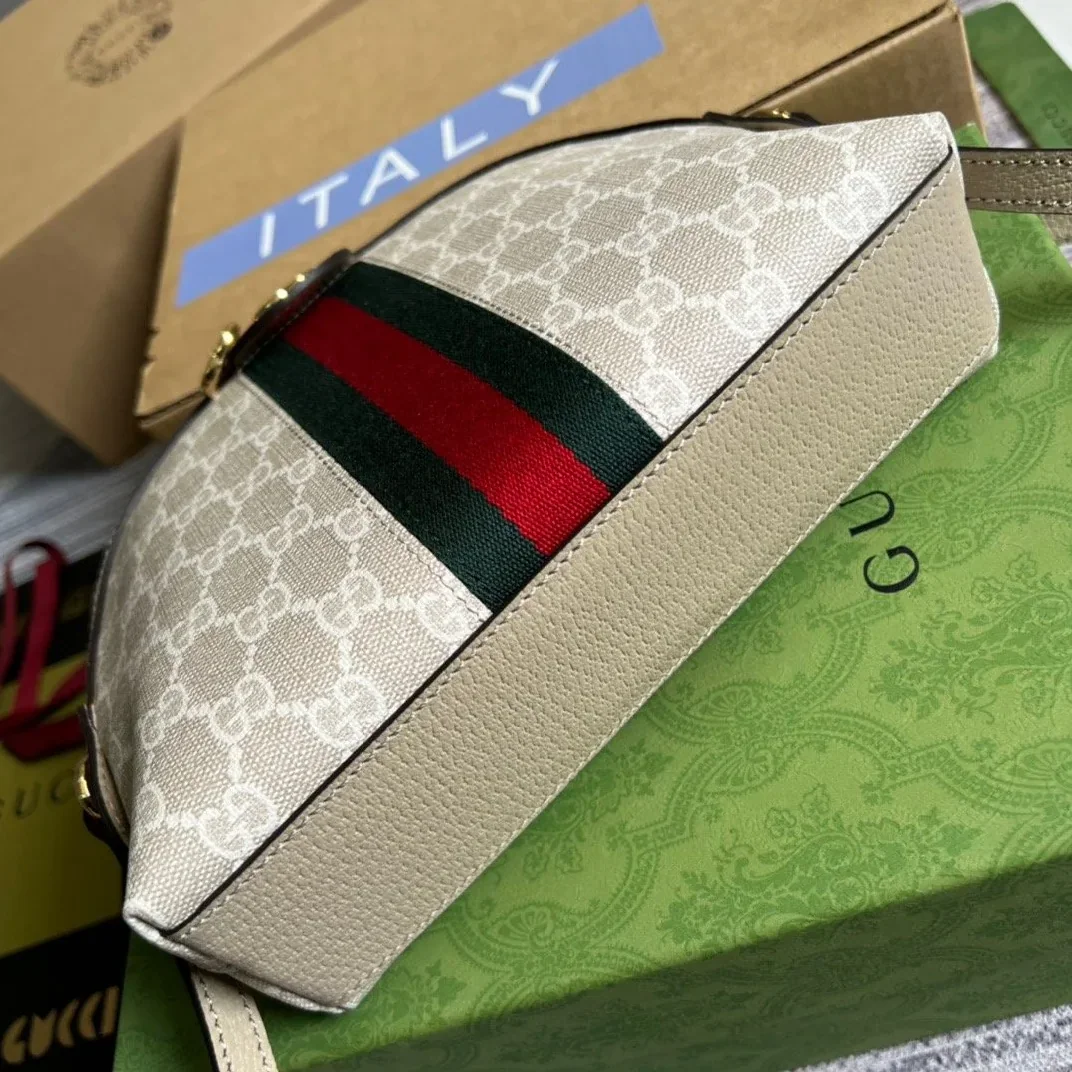 Gucci Ophidia Small GG Shoulder Bag Beige Gucci Ophidia Small GG Shoulder Bag Beige