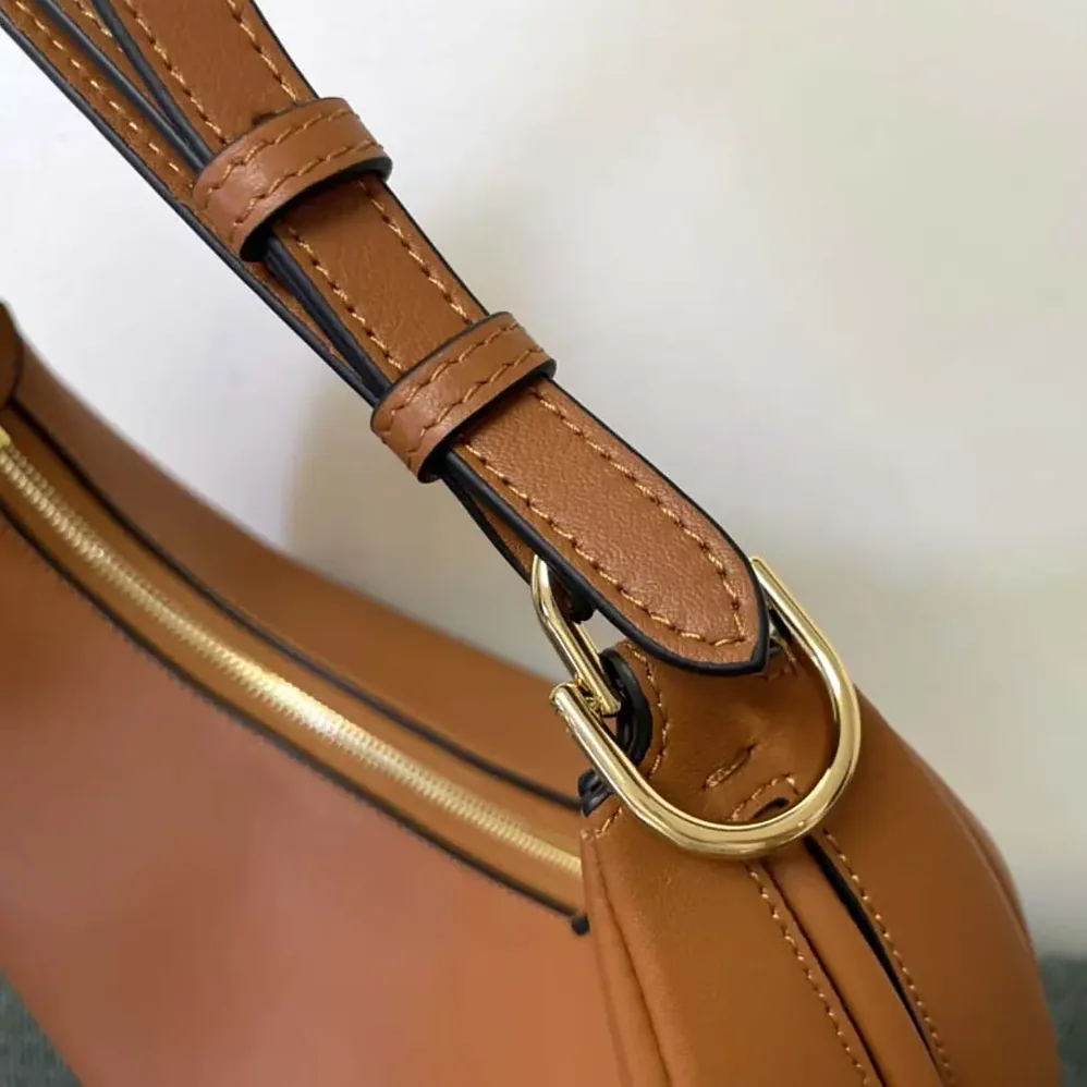 Fendi Fendigraphy Small Brown Leather Bag for Women