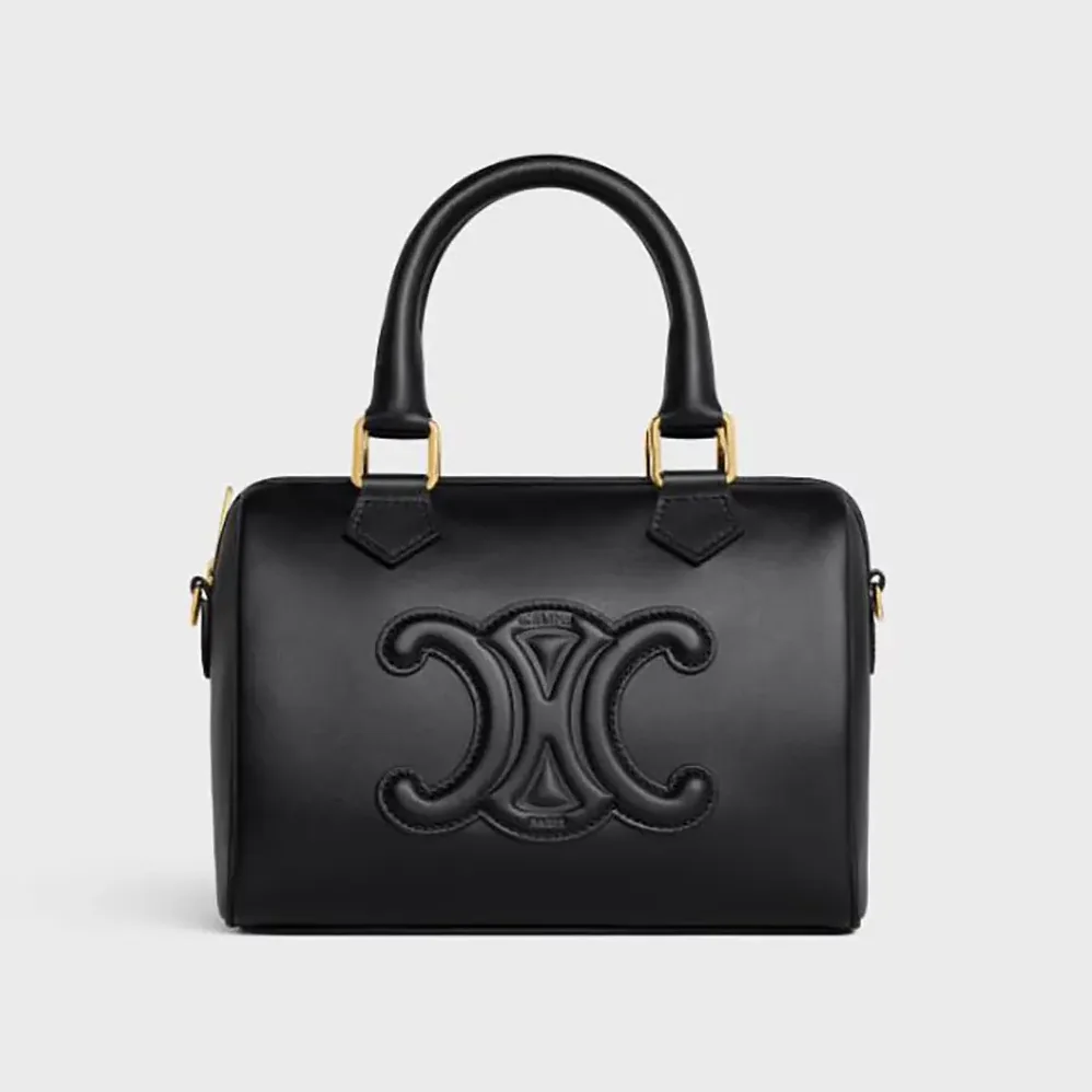 Celine Small Boston in Smooth Calfskin for Women in Black Celine Small Boston in Smooth Calfskin for Women in Black