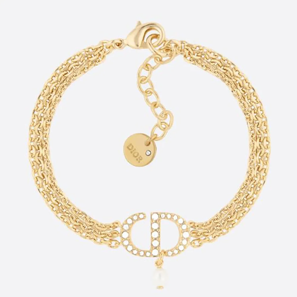Dior Multi-chain Petit CD Bracelet Gold for Women in Finish Metal Dior Multi-chain Petit CD Bracelet Gold for Women in Finish Metal
