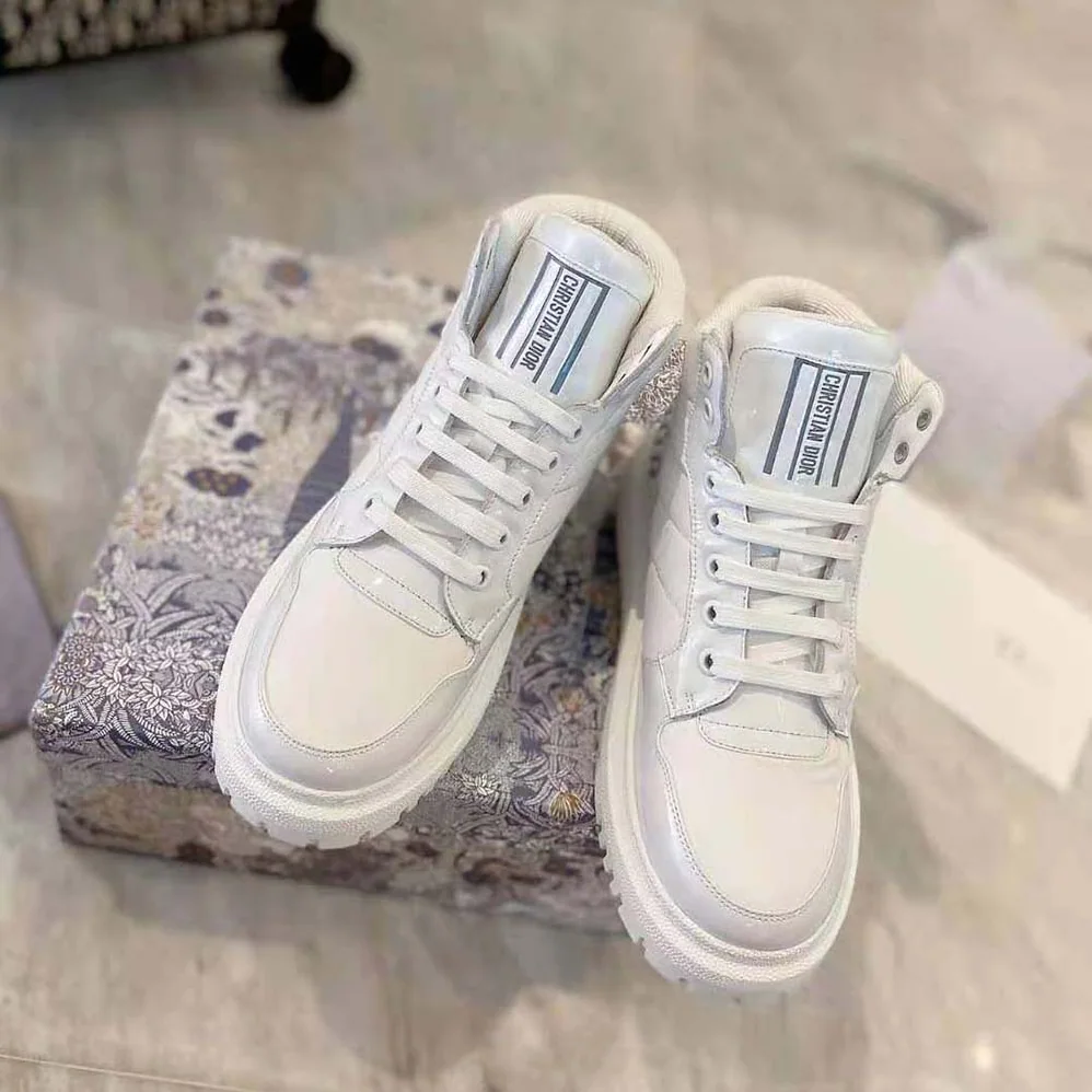 Dior D-Player Sneaker White Quilted Nylon for Women Dior D-Player Sneaker White Quilted Nylon for Women