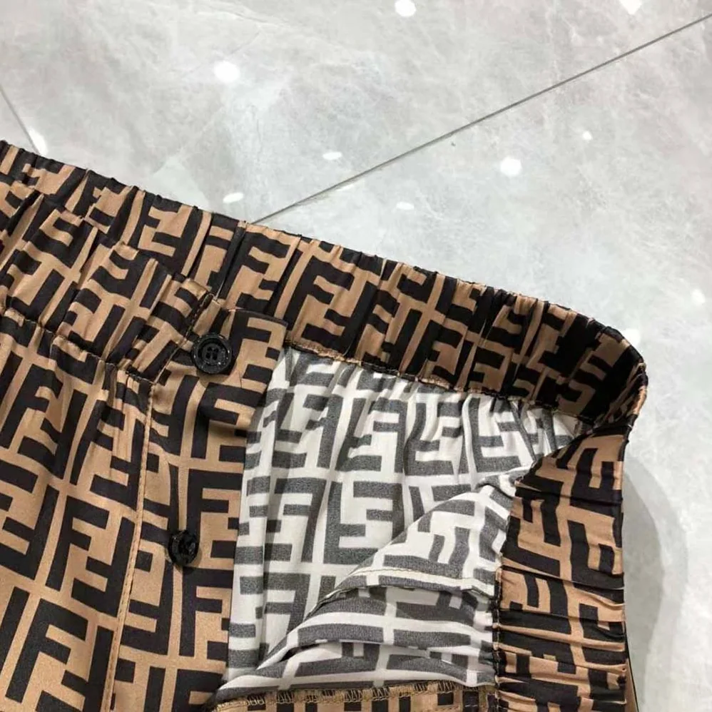 Fendi Bermudas Brown twill Bermudas for Women