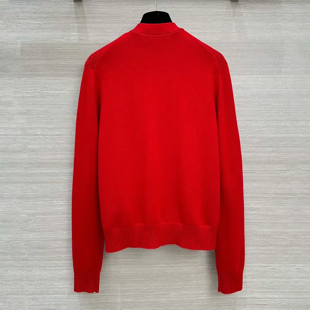 Dior Dioramour Twinset Red Cashmere Knit for Women Dior Dioramour Twinset Red Cashmere Knit for Women