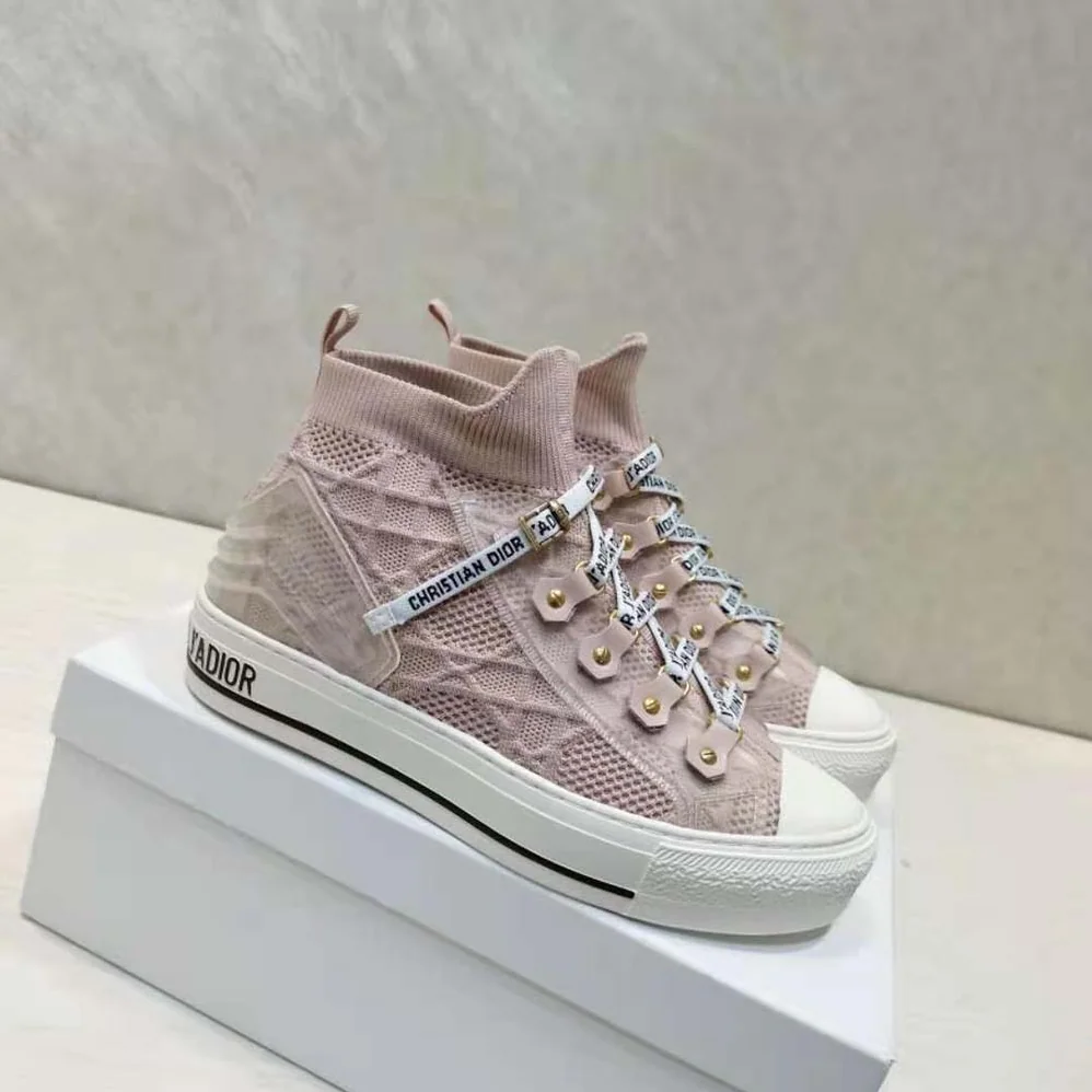 Dior Walk'n'dior Sneaker Pink Cannage Technical Mesh for Women